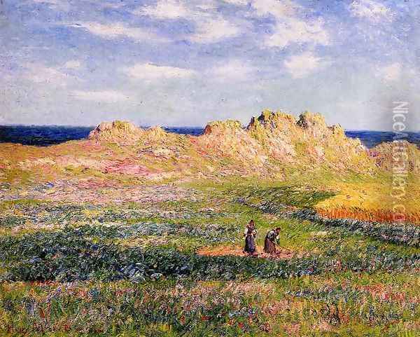 L'Ile d'Ouessant Oil Painting - Henri Moret