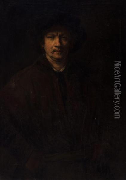Self-portrait Oil Painting - Rembrandt Van Rijn