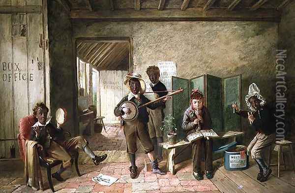 The Nigger Sam Band Oil Painting - Charles Hunt