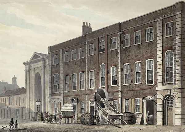 Lincolns Inn Fields Theatre, 1811 Oil Painting - George Shepherd