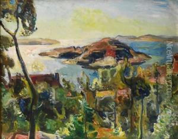 Fra Revesand 1932 1932 Oil Painting - Peder Deberitz