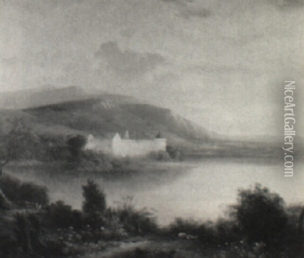 Lochaven Castle Oil Painting - Thomas Moran