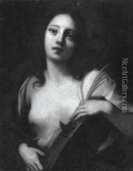 Saint Catherine Of Alexandria Oil Painting - Francesco Furini