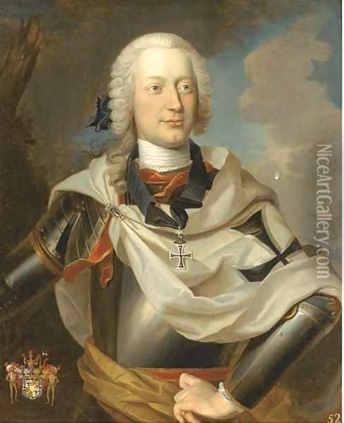 Portrait of a nobleman Oil Painting - Louis de Silvestre