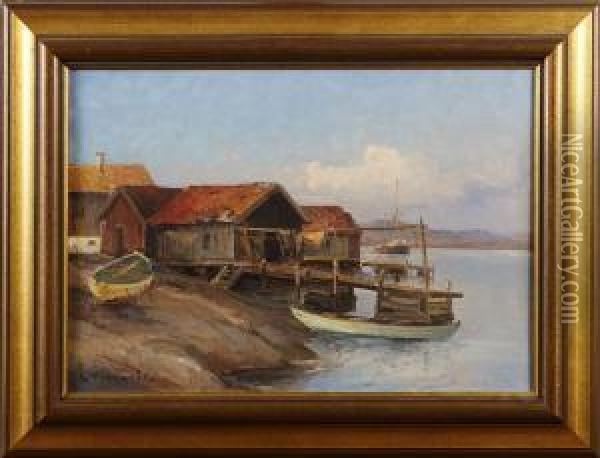 Karingo Oil Painting - Otto Ludvig Richarde
