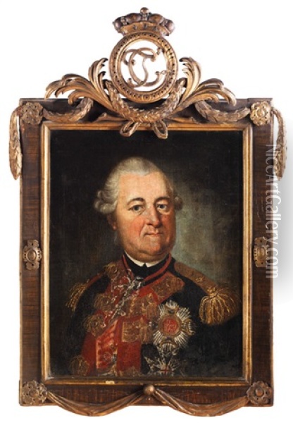Portrait Des Kurfursten Karl Theodor Oil Painting - Anton Hickel