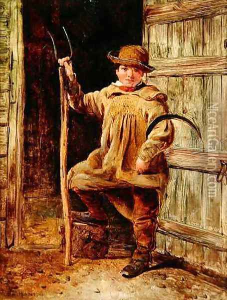 The Farmers Son Oil Painting - W.S.P. Henderson