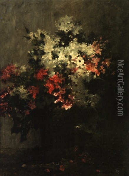 Grand Bouquet Oil Painting - Georges Jeannin