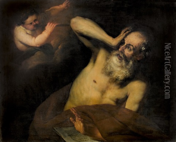 Die Vision Des Heiligen Hieronymus Oil Painting - Giovanni Do