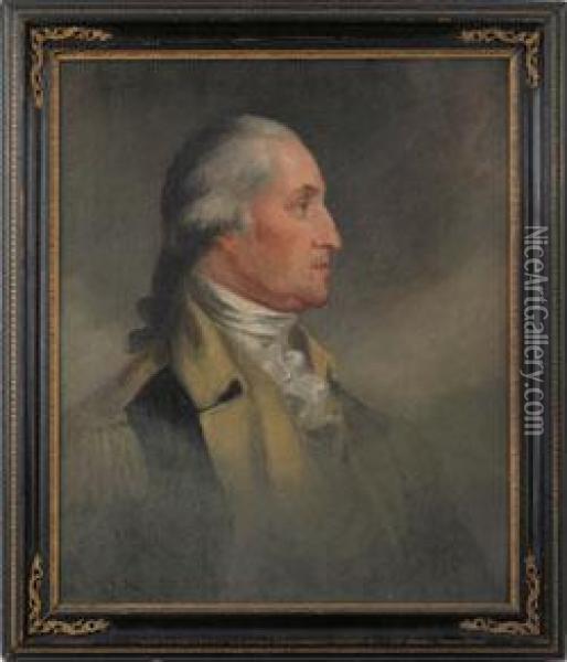 Portrait Of General George Washington Oil Painting - Joseph Alexander Ames