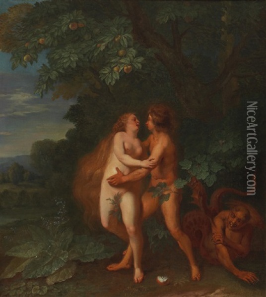 The Fall Of Man Oil Painting - Carel de Moor