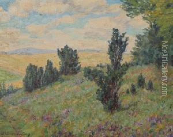 Eifellandschaft Oil Painting - Heinrich Bohmer