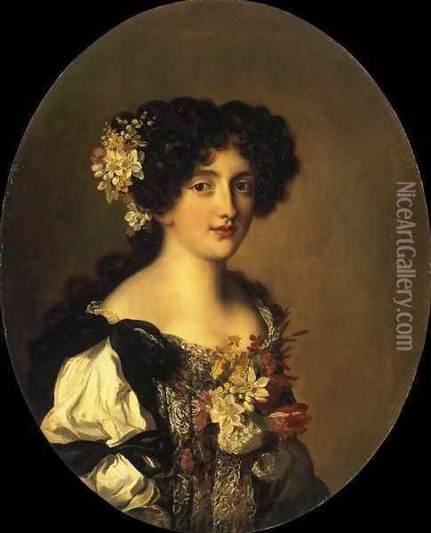 Portrait of Gabriela Mancini Oil Painting - Jacob Ferdinand Voet