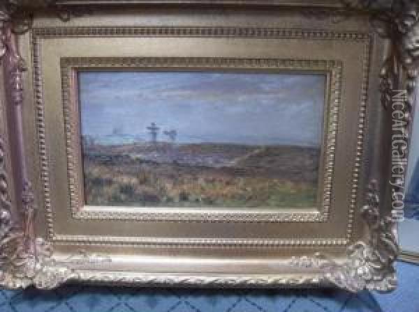 Moorland View Oil Painting - Isa Thompson