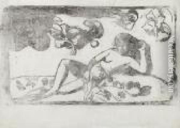 Te Arii Vahine Oil Painting - Paul Gauguin