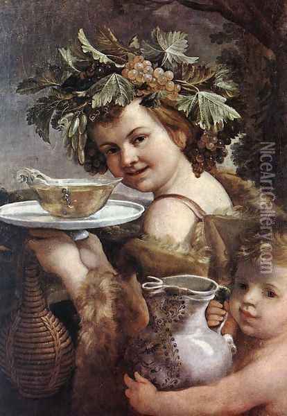 The Boy Bacchus 1615-20 Oil Painting - Guido Reni