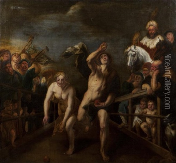 Atalante Et Hippomene Oil Painting - Jacob Jordaens