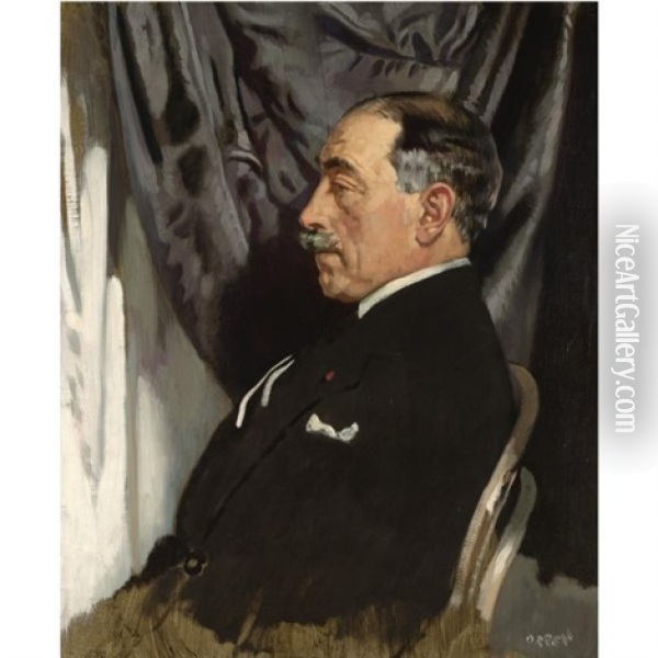Portrait Of Dr. Augusto Soares Oil Painting - Sir William Orpen
