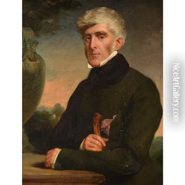 William Ashley Webb Ponsonby, 3rd Baron De Mauley Oil Painting - Eden Upton Eddis