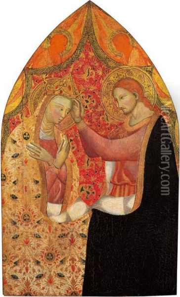 Incoronazione Della Vergine Oil Painting - Giovanni del Biondo