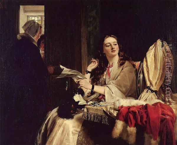 St. Valentine's Day Oil Painting - John Callcott Horsley