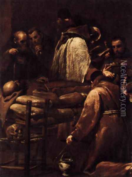 Extreme Unction 1712 Oil Painting - Giuseppe Maria Crespi
