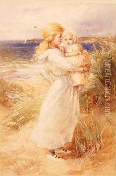 The Sisters Oil Painting - Jane M. Dealy