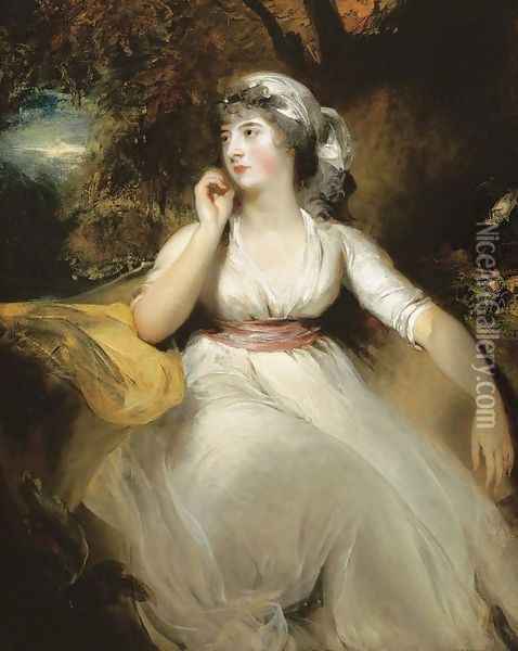 Portrait of Miss Selina Peckwell, Mrs Grote (1775-1845) Oil Painting - Sir Thomas Lawrence