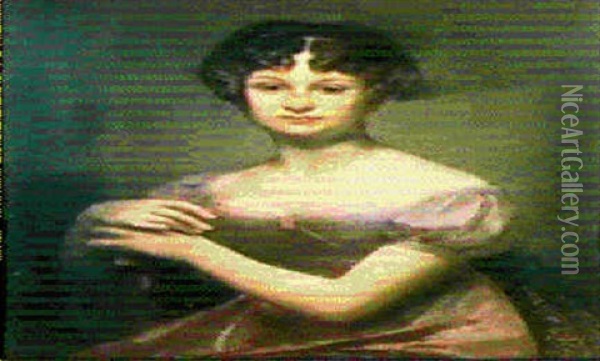 Portrait De Madame Antoine Passy Oil Painting - Pierre-Paul Prud'hon