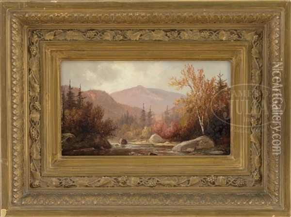 Autumn View Of Mt. Washington Oil Painting - Benjamin Champney