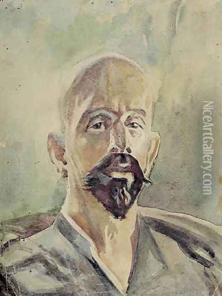 Self-Portrait II Oil Painting - Jacek Malczewski