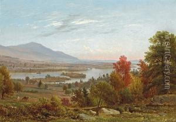 Lake Winnipesaukee In October Oil Painting - Samuel Lancaster Gerry