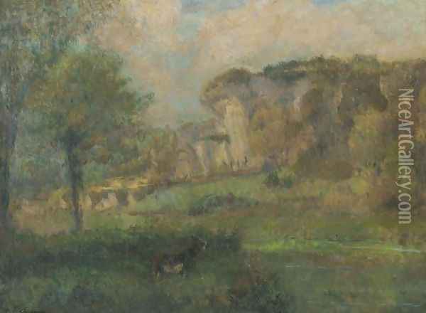 Landscape (Paysage) Oil Painting - Albert Lebourg