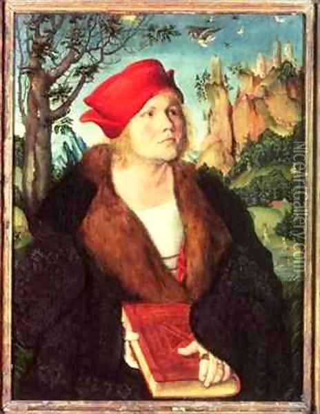 Dr Johannes Cuspinian Oil Painting - Lucas The Elder Cranach