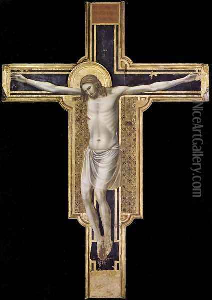 Crucifix 1310-17 Oil Painting - Giotto Di Bondone