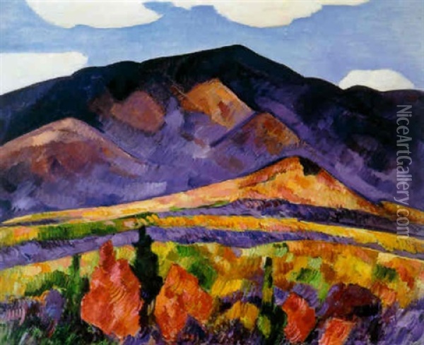 Mountain No.14 Oil Painting - Marsden Hartley