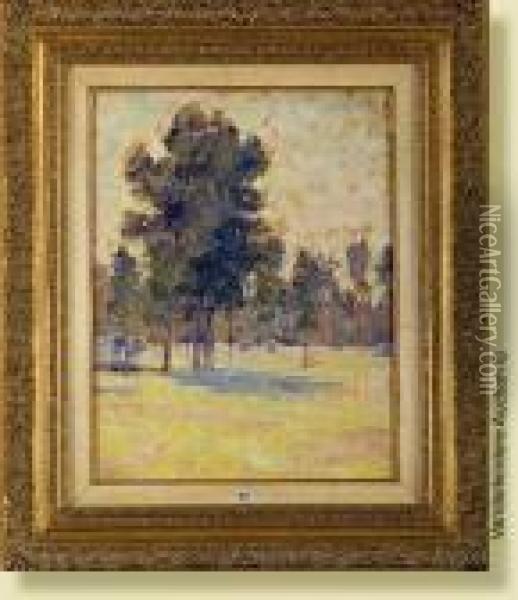 Pre Ensoleille Oil Painting - Emile Claus