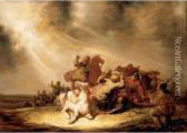 The Conversion Of Saint Paul Oil Painting - Benjamin Gerritsz. Cuyp