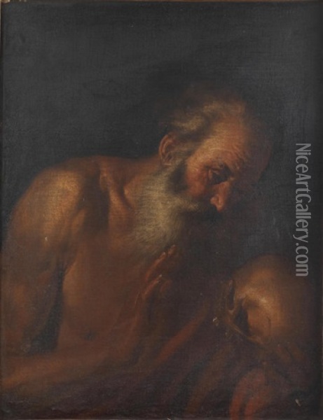 Saint Jerome Oil Painting - Stefano Magnasco