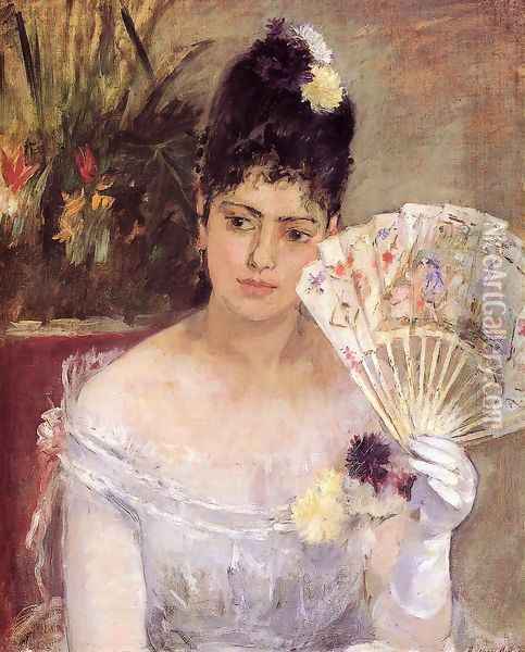 At the Ball 1875 Oil Painting - Berthe Morisot