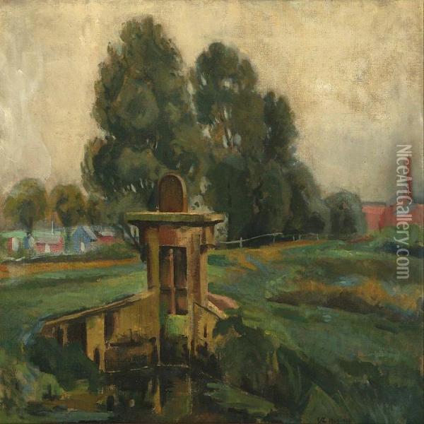 Landscape Oil Painting - Ernst Zeuthen