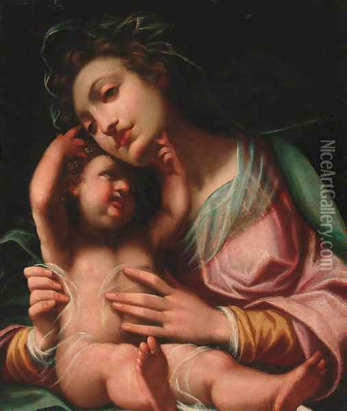 The Madonna and Child Oil Painting - Camillo Procaccini
