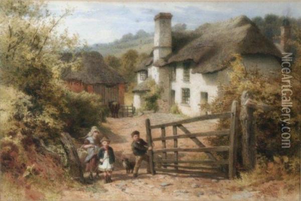 'at Great Dorwick Oil Painting - John Henry Mole