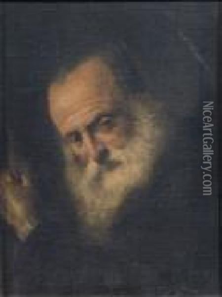 Ritratto Di Vecchio Oil Painting - Giovanni Battista Piazzetta