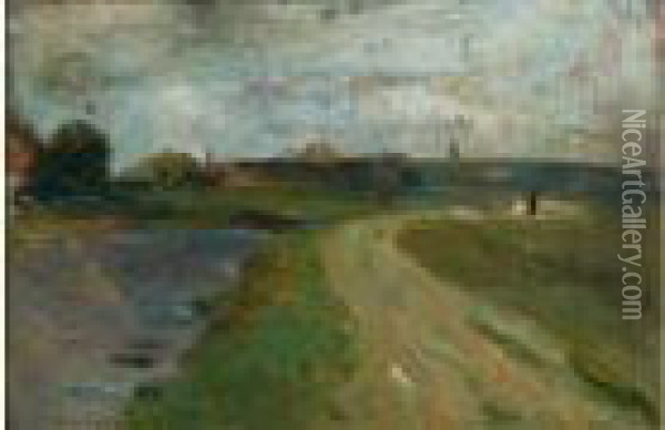 Paysage Russe Oil Painting - Isaak Ilyich Levitan