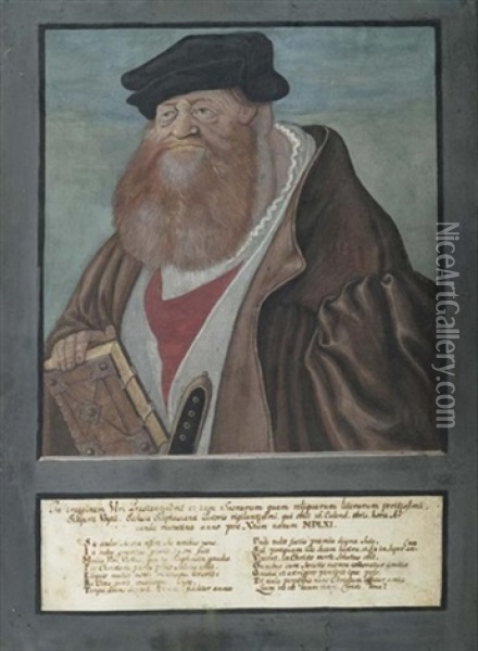 Brustbild Eines Herren Oil Painting - Lucas Cranach the Elder