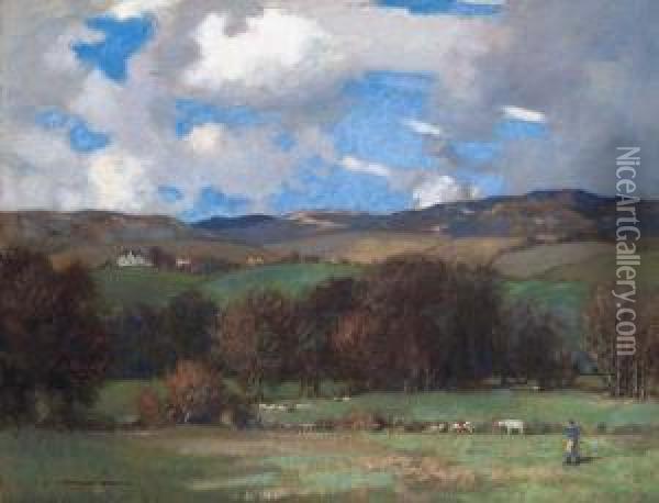 Ardencaple, Argyllshire Oil Painting - James Whitelaw Hamilton