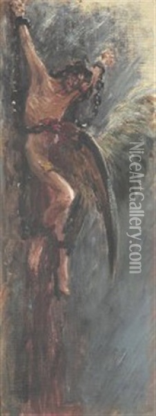 Prometeus Oil Painting - Ilya Repin