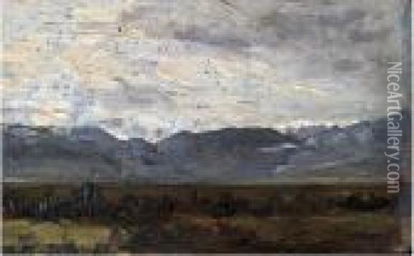 Paesaggio Oil Painting - Beppe Ciardi