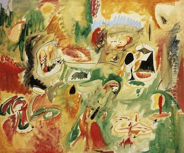 Year After Year Oil Painting - Arshile Gorky